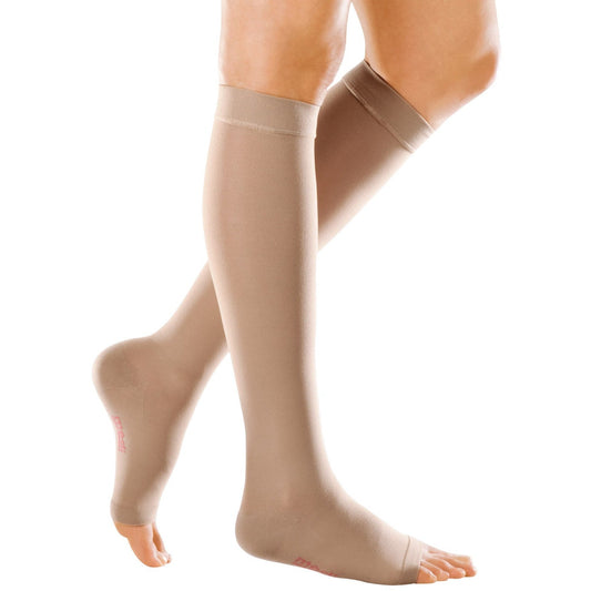 Wide Calf Compression Socks (30-40 mmHg) - Black