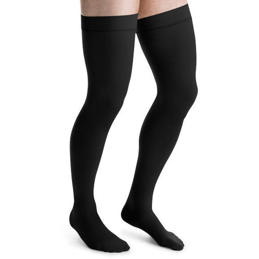 Buy JOBST Sport Knee High 20-30 mmHg Compression Socks, Black/Cool Black,  Large Online at Low Prices in India 