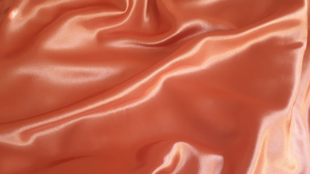 Satin material for curly hair