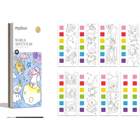 MiDeer Watercolor paint with water books for kids