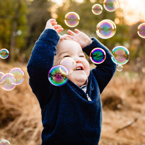 bubble party game for toddlers