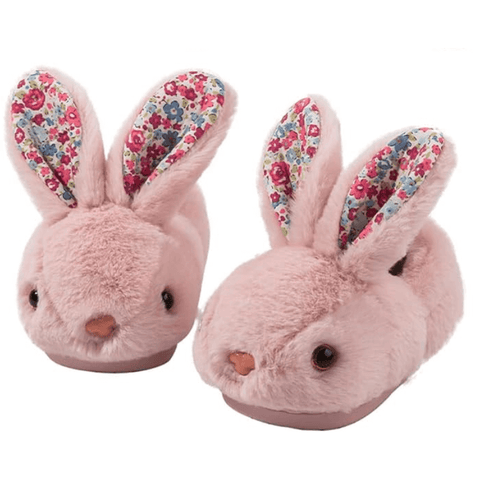 pink bunny slippers