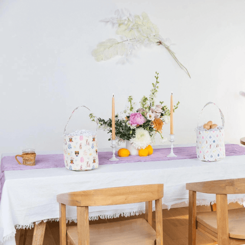 spring easter table decor