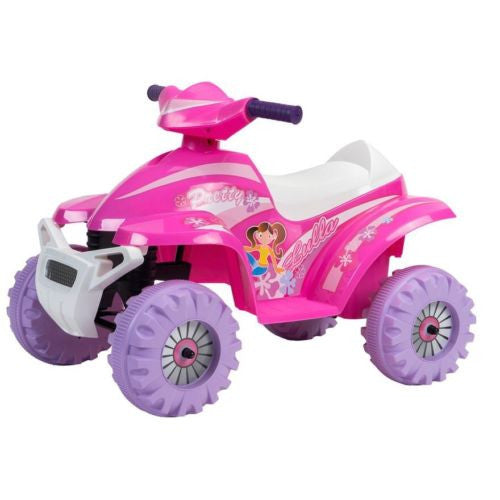 pink electric quad bike