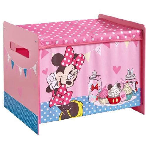 pink toy storage box