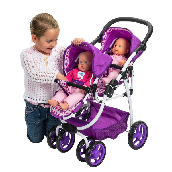 Dimples Ella Tandem Twin Stroller Pram – Browns Toy Emporium