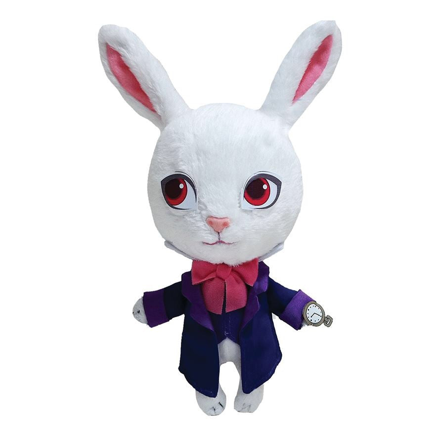 alice in wonderland white rabbit stuffed animal