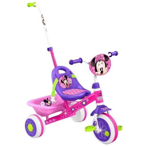 mickey mouse trike with parent handle