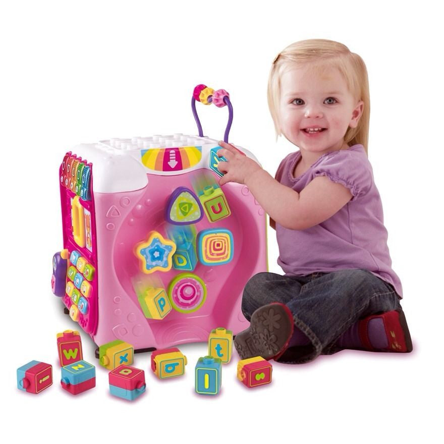 vtech discovery cube pink