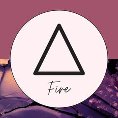 The esoteric symbol for a fire element.