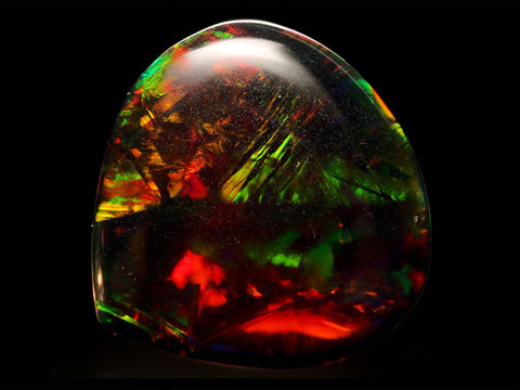 Black opal is pictured.