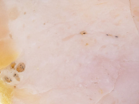 A closeup of the textures of Pink Opals.