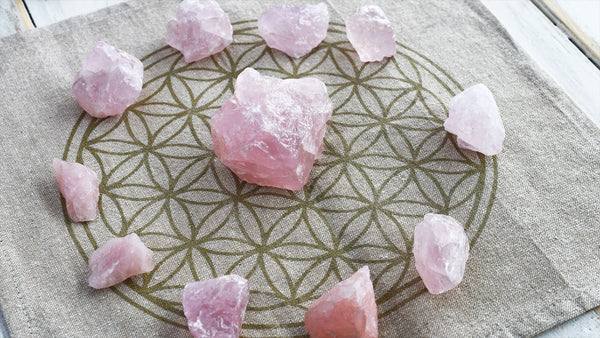 The Rose Quartz crystal meaning is said to be a heart stone.