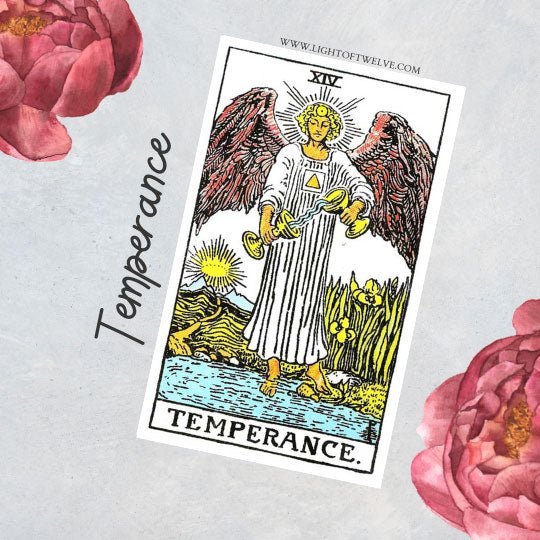 Temperance Tarot Card Meaning - Light Of Twelve