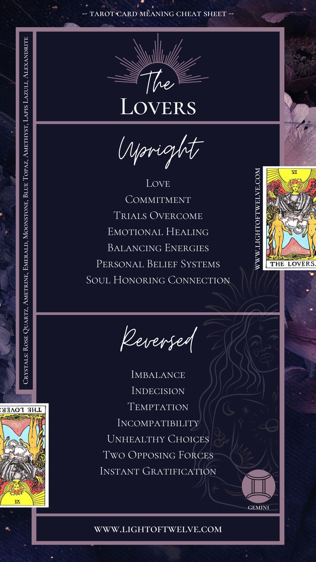 The Lovers Tarot Card Meaning: Love, Life, and Timing