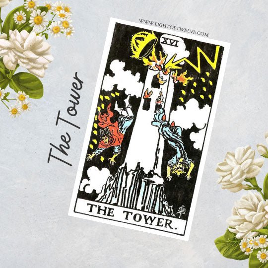 The Tower Tarot Card Meaning - Light Of Twelve