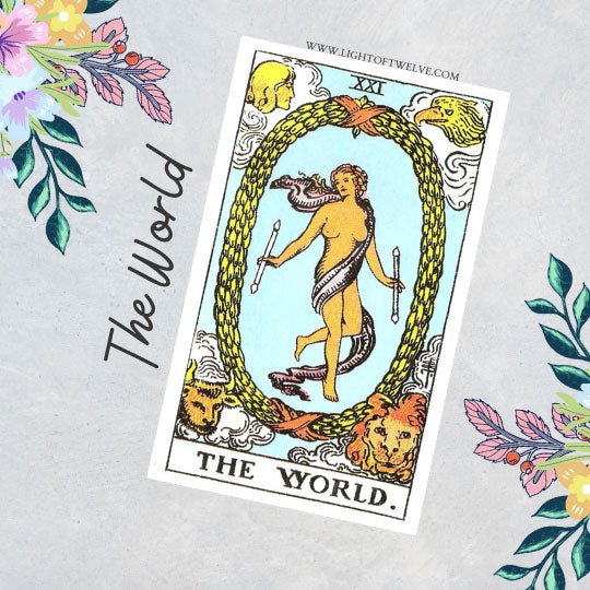 The World Tarot Card Meaning - Light Of Twelve