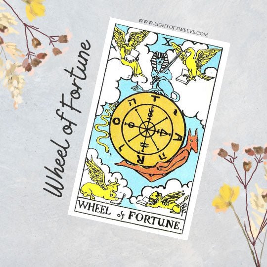 Wheel of Fortune Tarot Card Meaning - Light Of Twelve