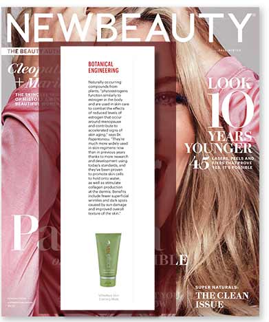 New Beauty Magazine reviews VENeffect Anti-Aging Skin Care to combat reduced estrogen