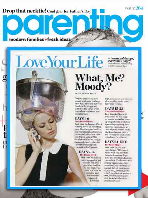Navigating hormonal fluctuations throughout the month - Dr. Booth in  Parenting Magazine