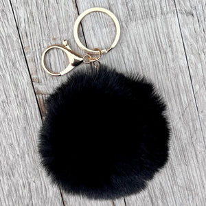 Pom Pom Keychain - Midnight Dahlia Studio