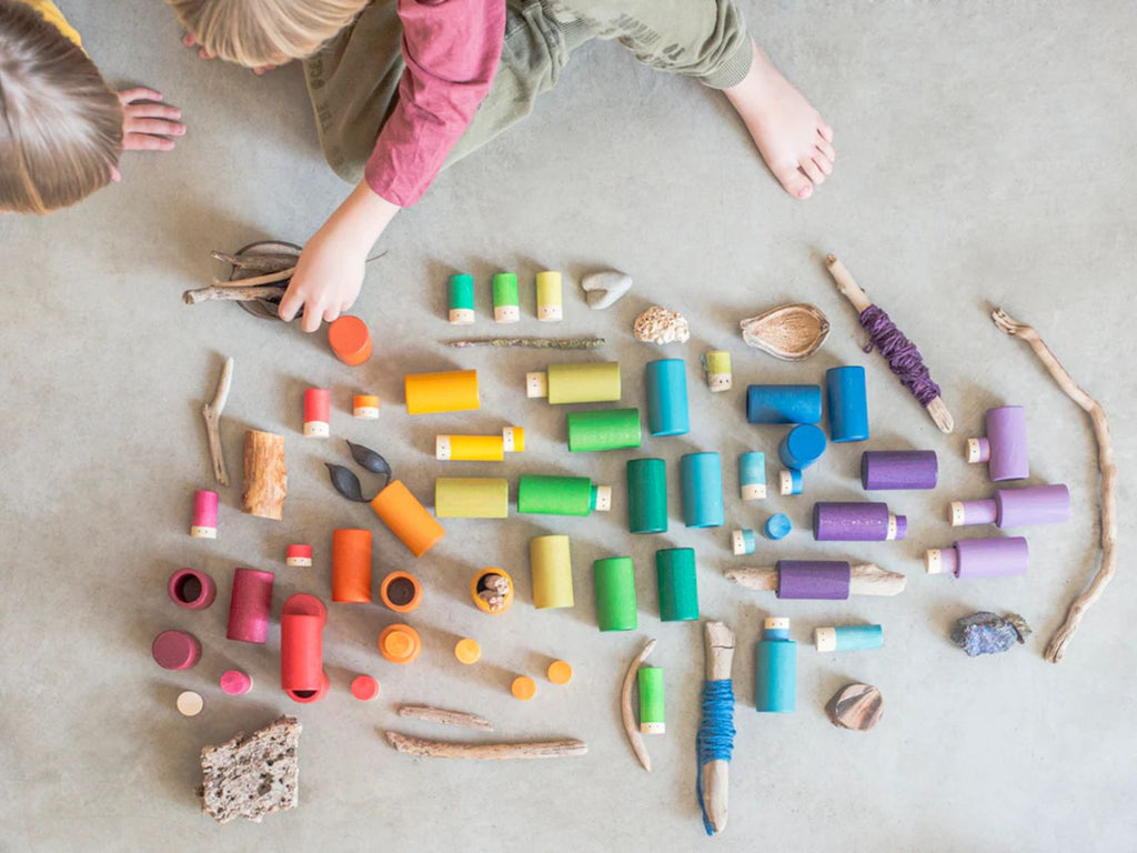 Grapat wooden toys, open-ended play