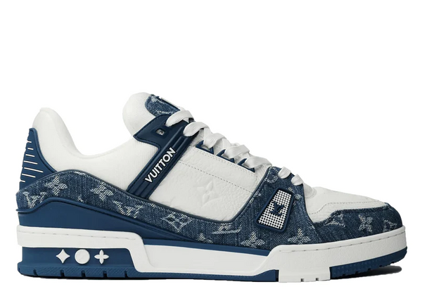LV Trainer Sneakers Blue, Blue, 6.5