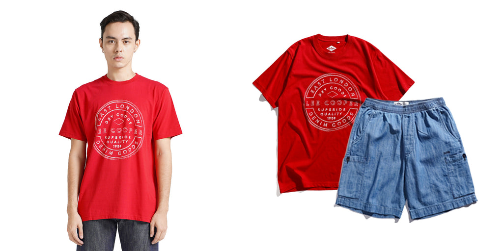 Lee Cooper Red T-Shirt