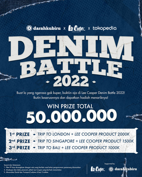 Hadiah Battle Denim 2022 Darahkubiru x Lee Cooper Indonesia