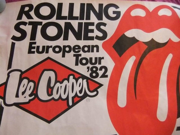 Flyer Rolling Stones dengan Lee Cooper