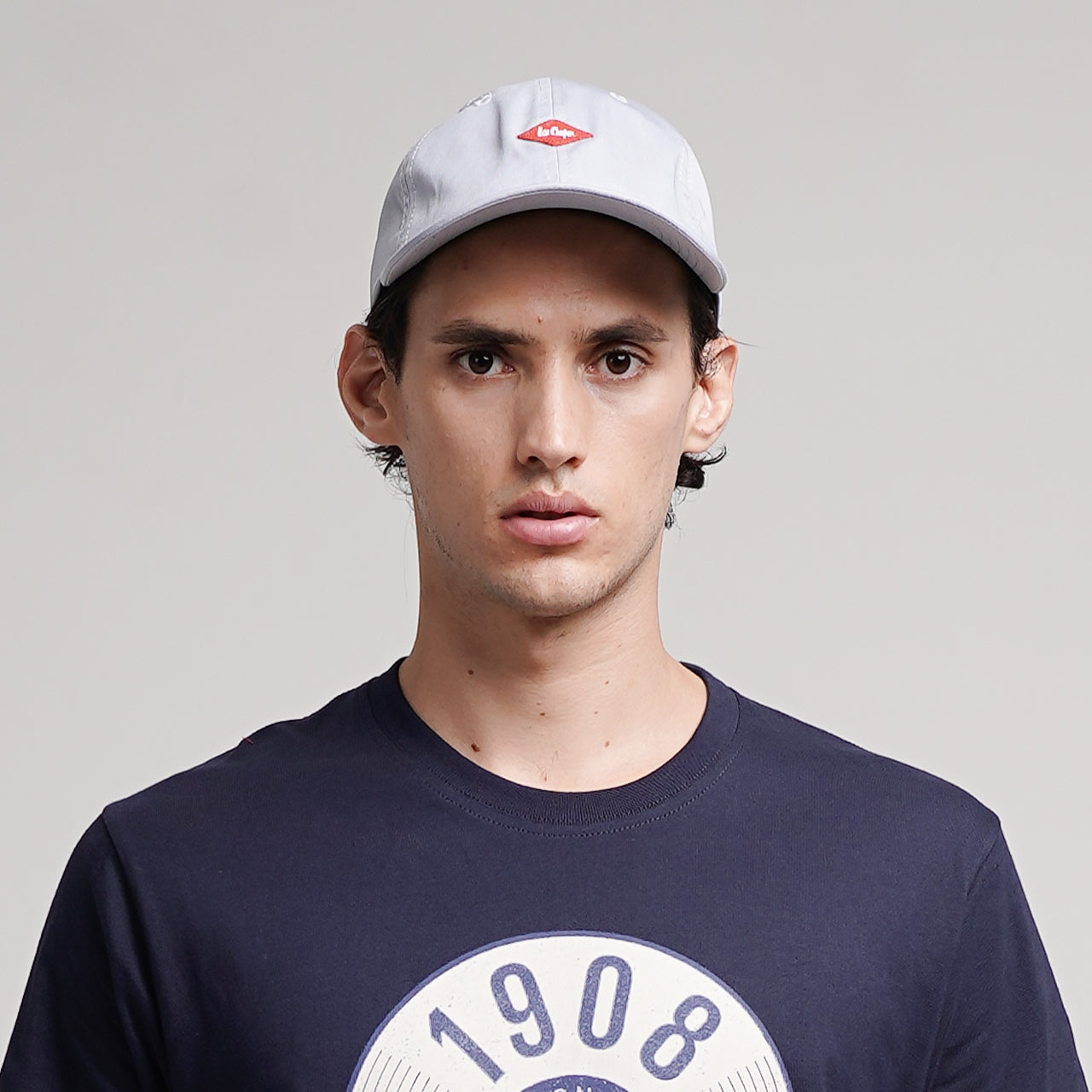 Lee Cooper Caps Logo Diamond Red Light Grey – Lee Cooper Indonesia