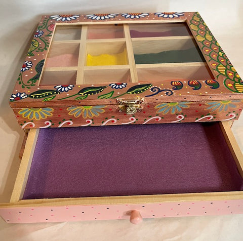 jewelry box with compartment