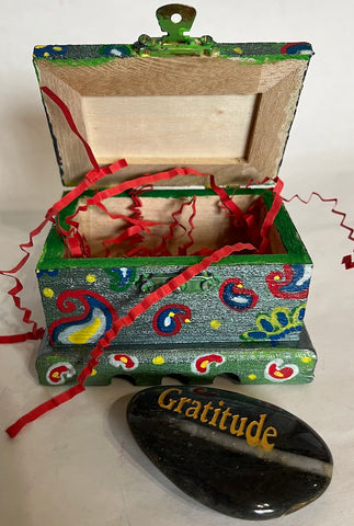 gratitude painted box