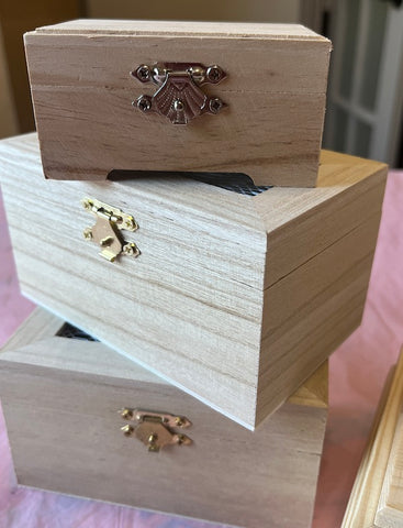 unfinished wood box