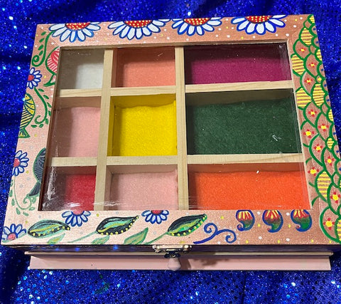 Colorful jewelry box