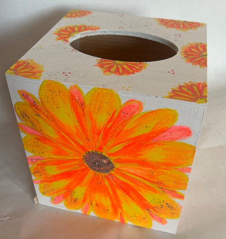 wood tissue box cover