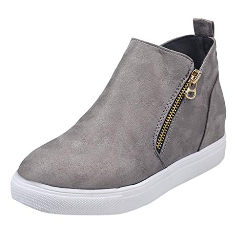 grey bootie sneakers