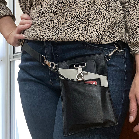 hip bag with adjustable crossbody strap for cell phone