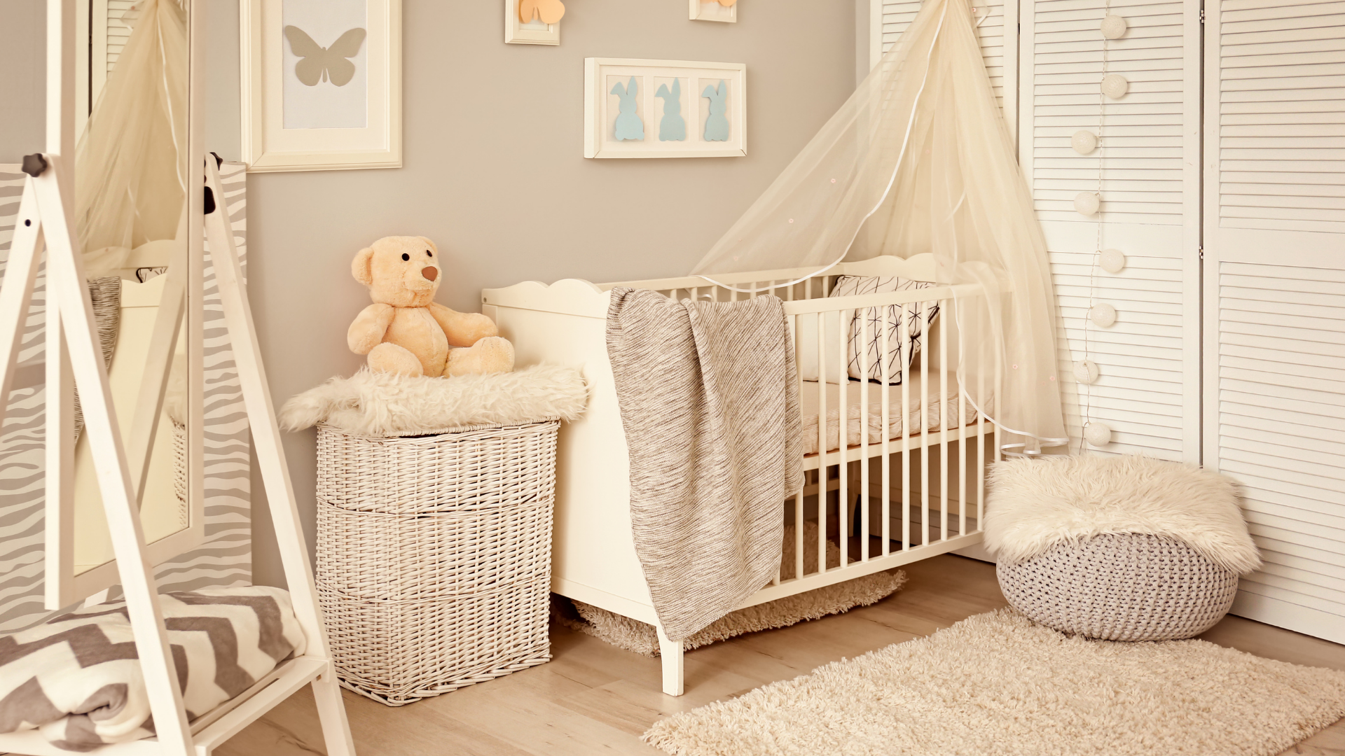 nursery setup ready for newborn