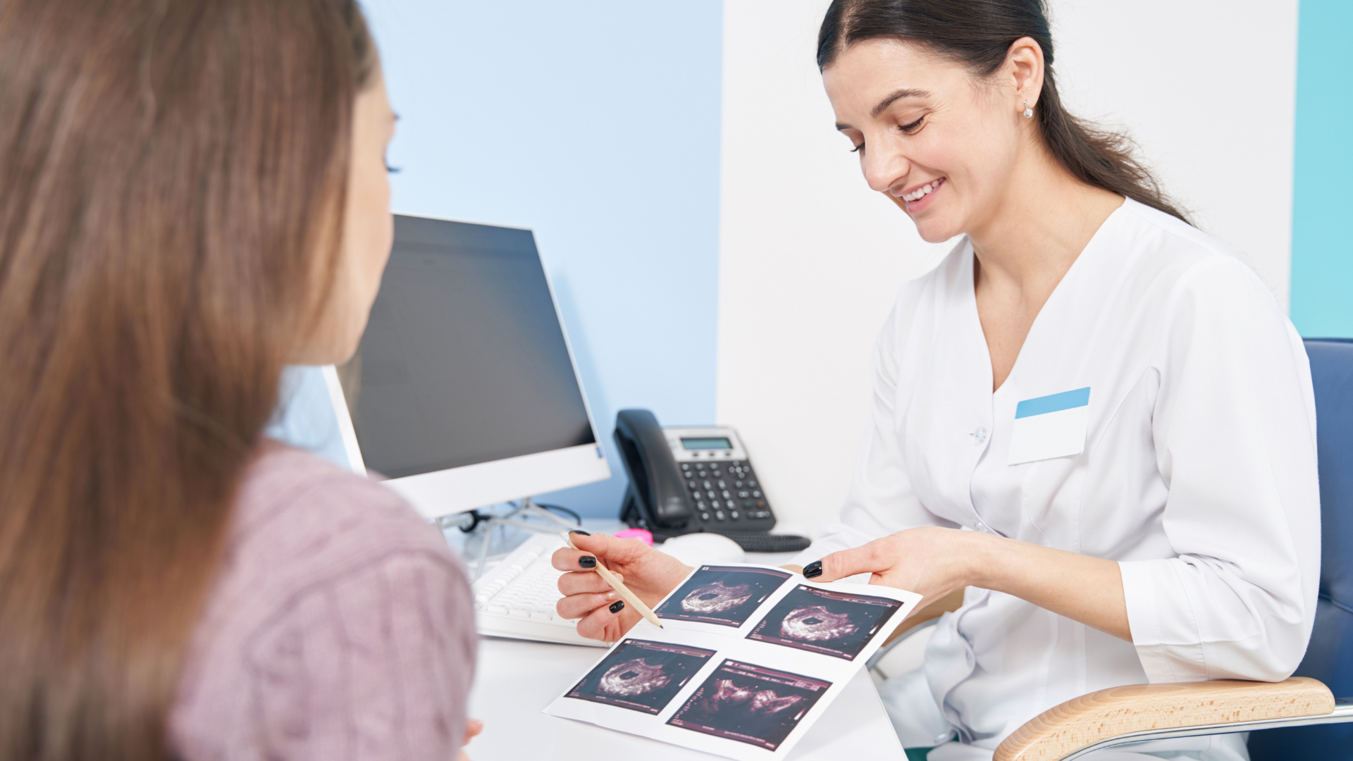 pregnant woman's first doctor appointment