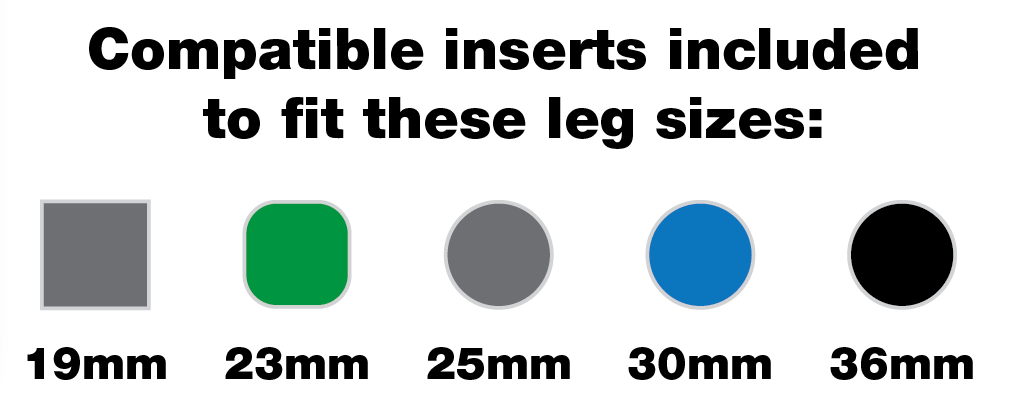 NuFish Attachment Fitting Size Guide