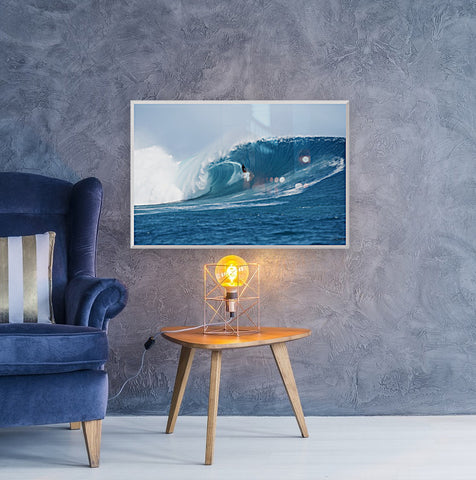 Francisco Porcella Perfect Cloudbreak metal print by Brad Scott