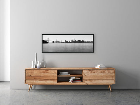 San Francisco Skyline Panorama metal print by brad scott