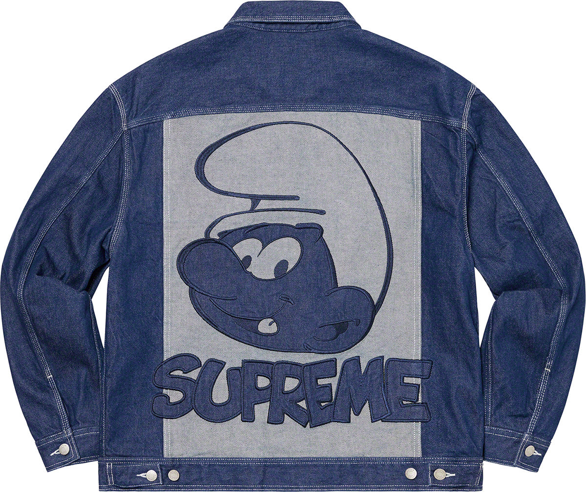 supreme smurfs jeans