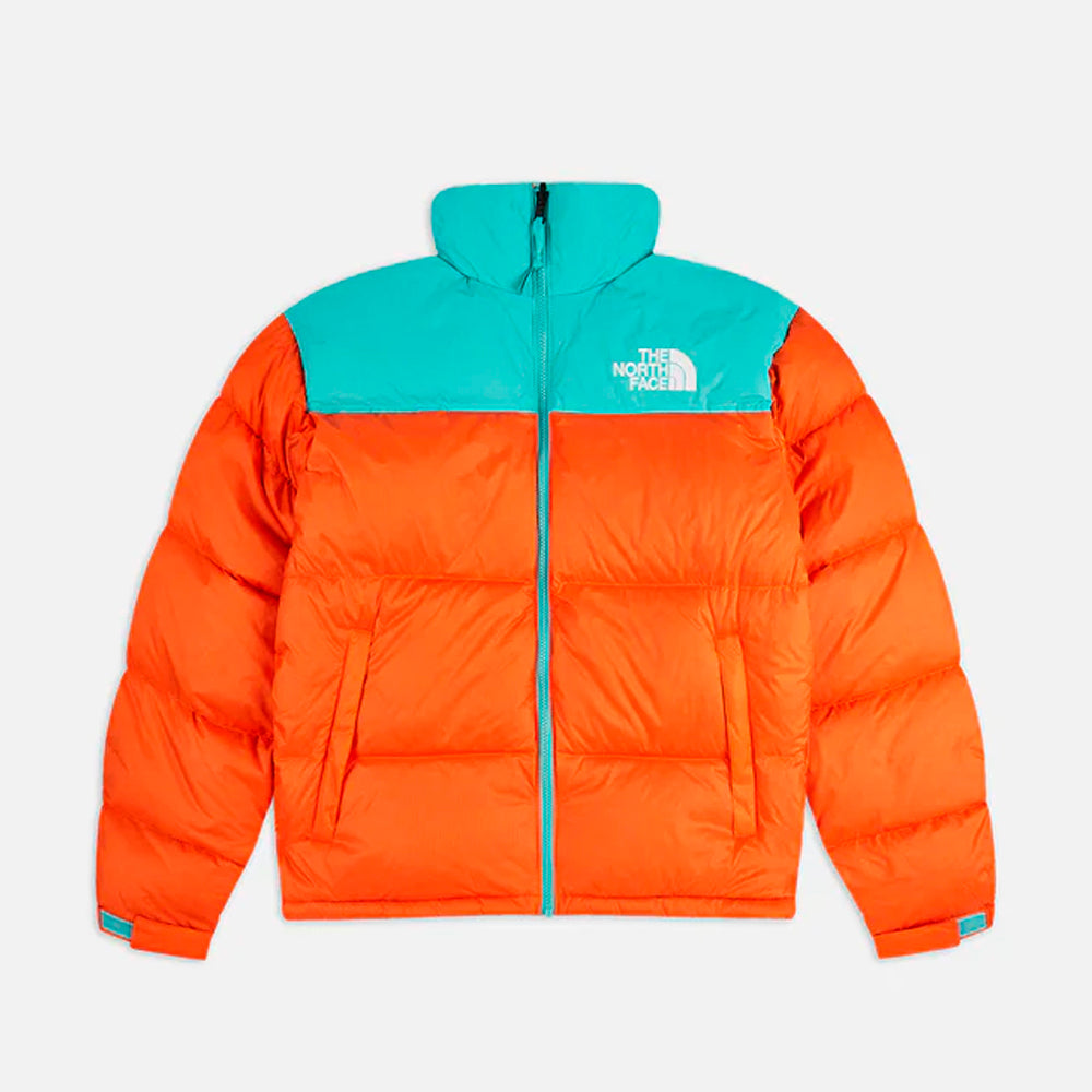 THE NORTH FACE 1996 RETRO NUPTSE 700 FILL PACKABLE JACKET RED ORANGE ...