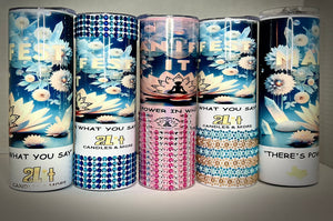 Customizable Skinny Tumblers - Custom Candles by Daphne LLC