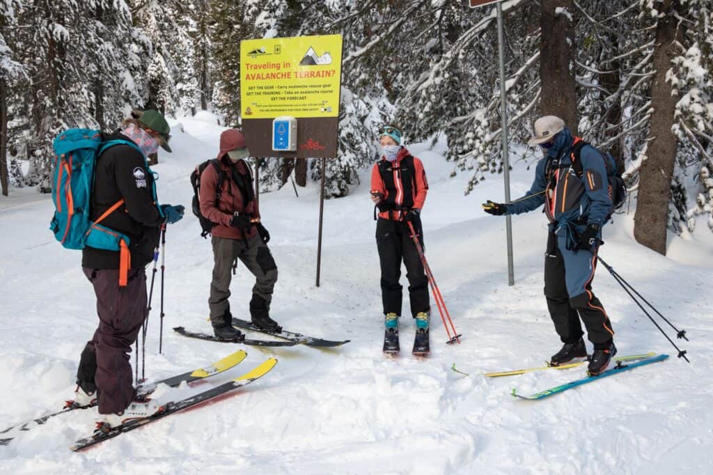 Do a beacon check before you ski.