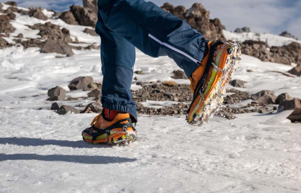 Trail run up to Castle Peak