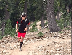 Chris Cloyd, TMS ambassador and Truckee local, placed third overall in his Salomon Running kit at the inaugural Castle Peak 100K.