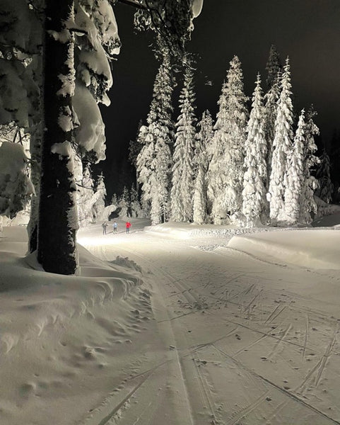 Nordic night skiing